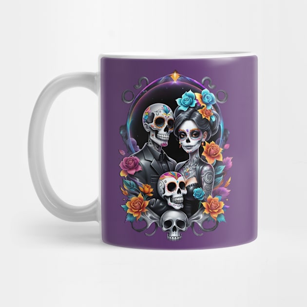 Parejas - Couples- Dia De Los Muertos by Absinthe Society 